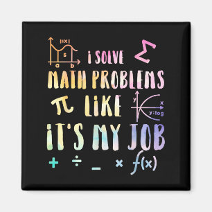 Funny Math Quote For Teacher Student Stem Geek Gif Magnet