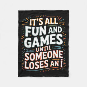 Funny Math Shirt Square Roots 4 = 2 Lose An I Retr Fleece Blanket