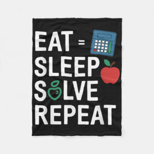 Funny Math Teacher Algebra Cl Back To School Fleece Blanket