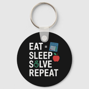 Funny Math Teacher Algebra Cl Back To School Key Ring