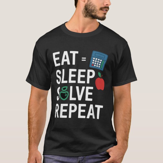 Funny Math Teacher Algebra Cl Back To School  T-Shirt (Front)