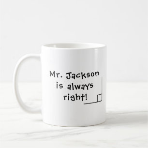 Funny Math Teacher Back to School Joke Coffee Mug