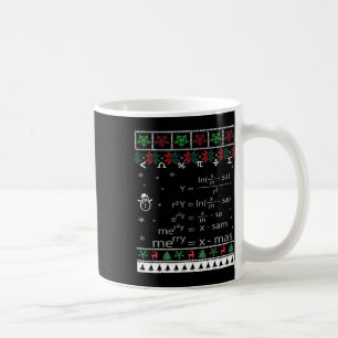 Funny Math Teacher Christmas Merry Xmas In Math Eq Coffee Mug