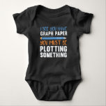 Funny Math Teacher Geometry plotting Humour Baby Bodysuit<br><div class="desc">Funny Math Teacher Geometry plotting Humour.</div>