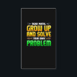 Funny Math Teacher Homework Mathematics Problems Business Card<br><div class="desc">Funny math homework Gift with a sarcastic humor saying: Dear math solve your own problem. Witty Gift idea for teenage girls,  teenager,  math teacher,  male,  female,  adult,  mom,  dad,  high school or college student struggling with math.</div>