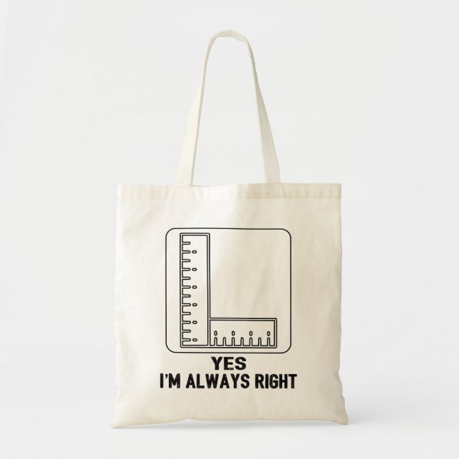 Funny Math Teacher Joke Fun Best Math Quotes Tote Bag (Front)