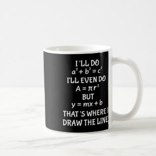 Funny Math Teacher Joke Men Women Fun Best Math Qu Coffee Mug