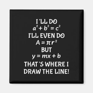 Funny Math Teacher Joke Men Women Fun Best Math Qu Magnet