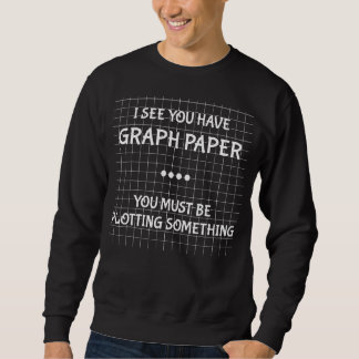 Funny Math Teacher Joke Men Women Fun Best Math Qu Sweatshirt