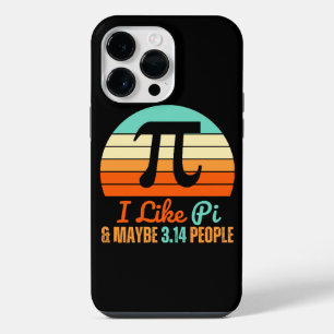 Funny Math Teacher March 14th Pi Day Merch I Like iPhone 14 Pro Max Case