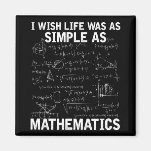 Funny Math Teacher Mathematics Nerd Magnet