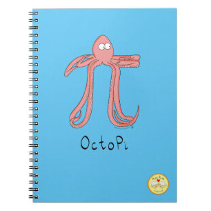 Funny Math Teacher Octopus Notebook