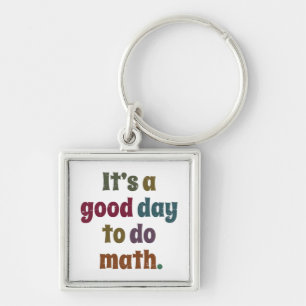 Funny Math Teacher Saying Mathematics Lover Gift Key Ring