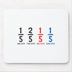 Funny Math Teacher Tee Shirt Gift Uni-adults Grey Mouse Pad