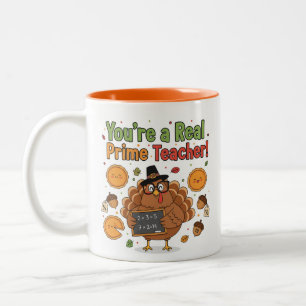 Funny Math Teacher Thanksgiving Mug – Turkey