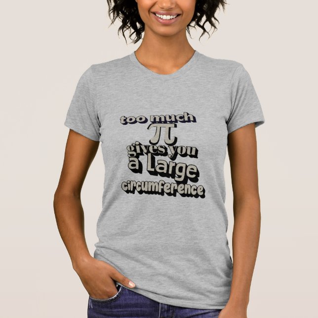 Funny Math Tee for mathematics students and genius (Front)