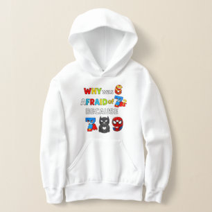 Funny Maths Numbers Joke Cartoon Hoodie Kids UK