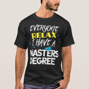 Funny MBA Masters Degree Social Work  Graduation G T-Shirt