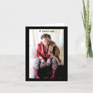 Funny Me and a Pint of Ice Cream Card