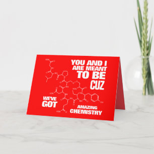 Funny Meant to Be We've Got Amazing Chemistry Card