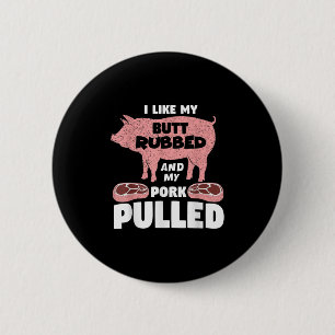 Funny Meat Lover Gift For Dad Outfit For Bbq Party 6 Cm Round Badge