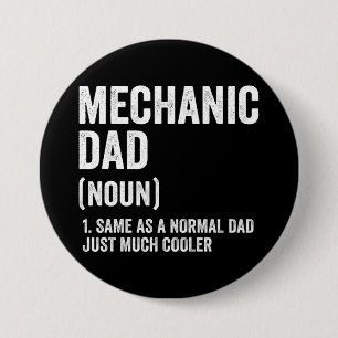 Funny Mechanic Dad 7.5 Cm Round Badge