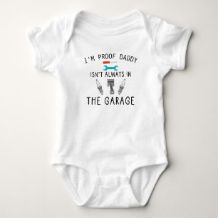 Funny Mechanic Dad Automotive Technician Baby Bodysuit