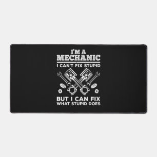 Funny Mechanic for Men Dad Car Auto Diesel Automob Desk Mat