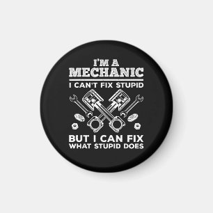 Funny Mechanic for Men Dad Car Auto Diesel Automob Magnet