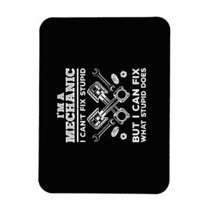 Funny Mechanic for Men Dad Car Auto Diesel Automob Magnet