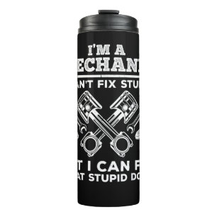 Funny Mechanic for Men Dad Car Auto Diesel Automob Thermal Tumbler
