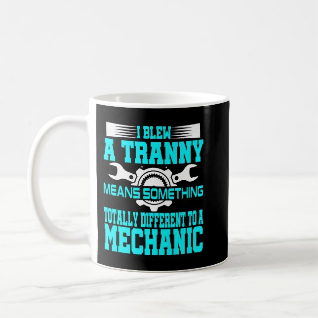 Funny Mechanic Gag Gift Offensive Humour Aircraft  Coffee Mug (Left)