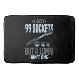 Funny Mechanic Gift For A Car Mechanic Bath Mat