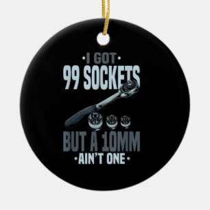 Funny Mechanic Gift For A Car Mechanic Ceramic Ornament
