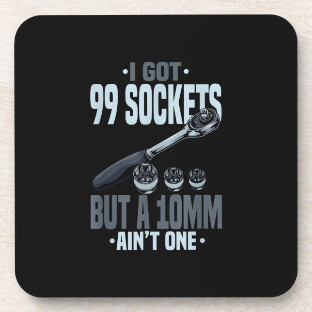 Funny Mechanic Gift For A Car Mechanic Coaster (Front)
