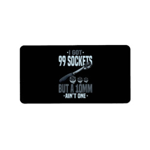 Funny Mechanic Gift For A Car Mechanic Label