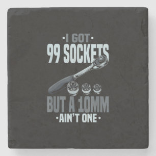 Funny Mechanic Gift For A Car Mechanic Stone Coaster