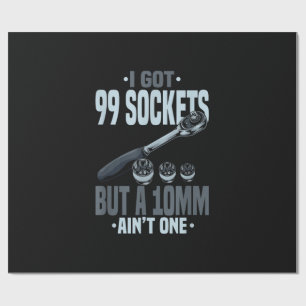 Funny Mechanic Gift For A Car Mechanic Wrapping Paper