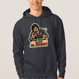 Funny Mechanic Oil Change Car Meme Hoodie