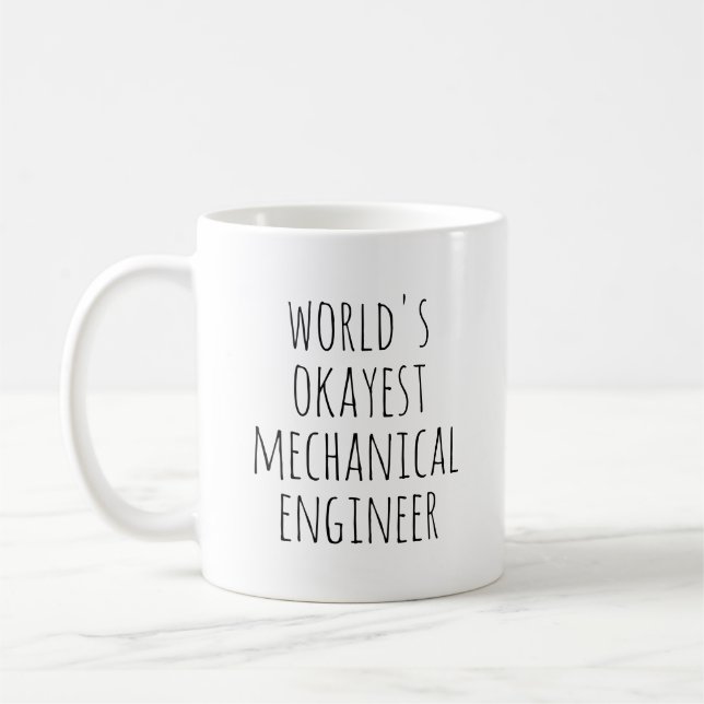Funny Mechanical Engineer Coffee Mug (Left)