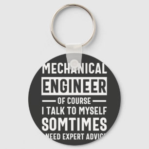 Funny Mechanical Engineer Gift Key Ring
