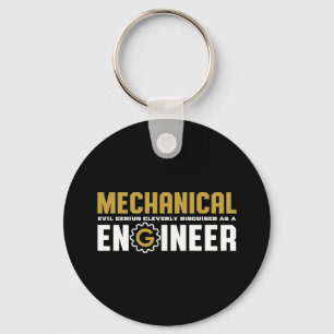 Funny Mechanical Engineering Geek Engineer Student Key Ring