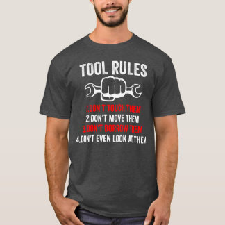 Funny Mechanicool Rules Auto Repair Car Mechanic f T-Shirt