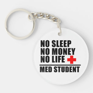 Funny Med School T ShirtTrust Me Im Almost A Docto Key Ring