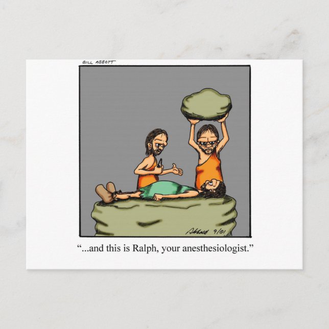 Funny Medical Gift! Postcard (Front)