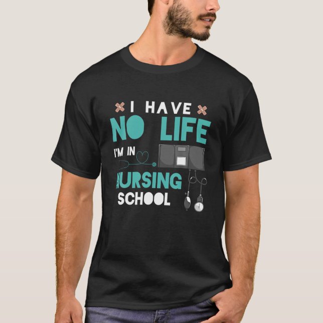 Funny Medical Hospital Stethoscope Health Care Fut T-Shirt (Front)