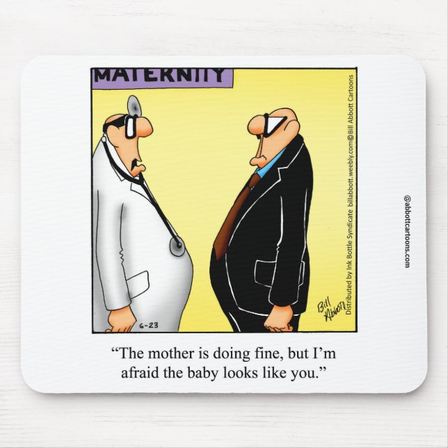 Funny Medical Humour Mousepad (Front)