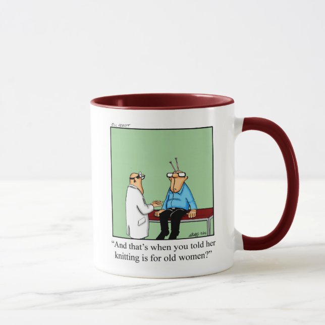 Funny Medical Humour Mug Gift (Right)