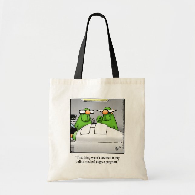 Funny Medical Humour Tote Bag Gift (Front)