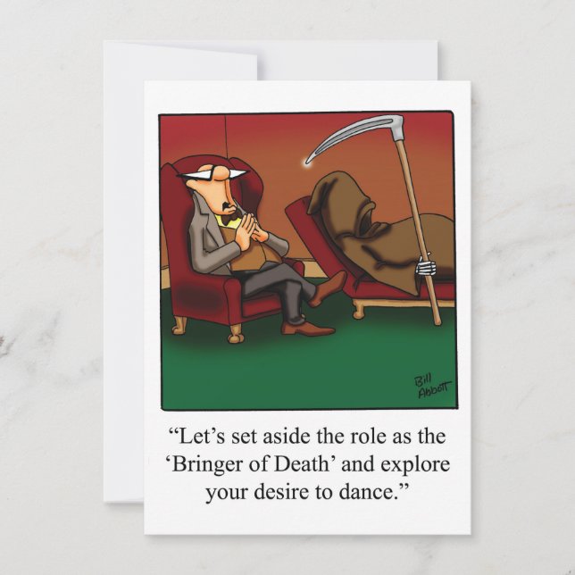 Funny Medical/Psychology Graduation Invitation (Front)